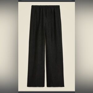 J. Crew Stratus Black Wide Leg Pants
